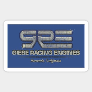 Giese Racing Engines 1977 Sticker